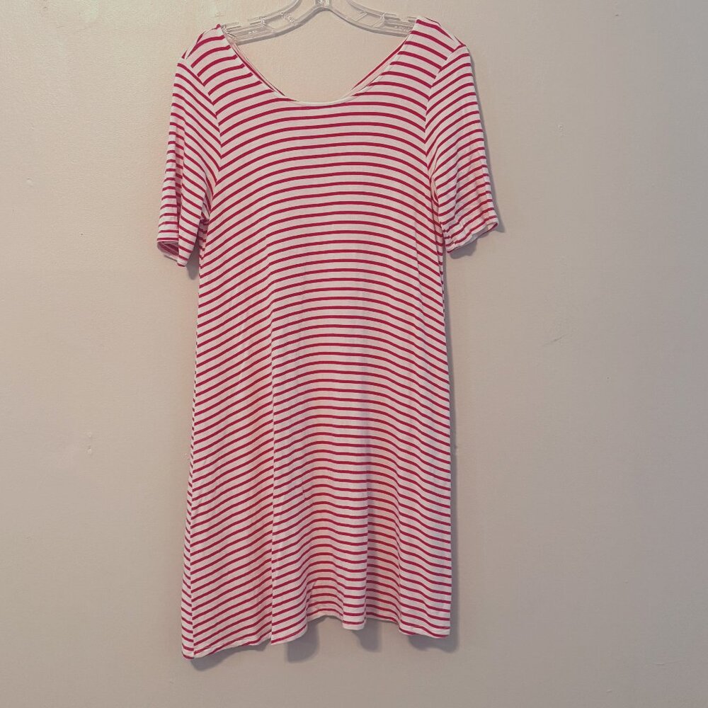 Kaileigh summer cotton/terry dress with cross back detail